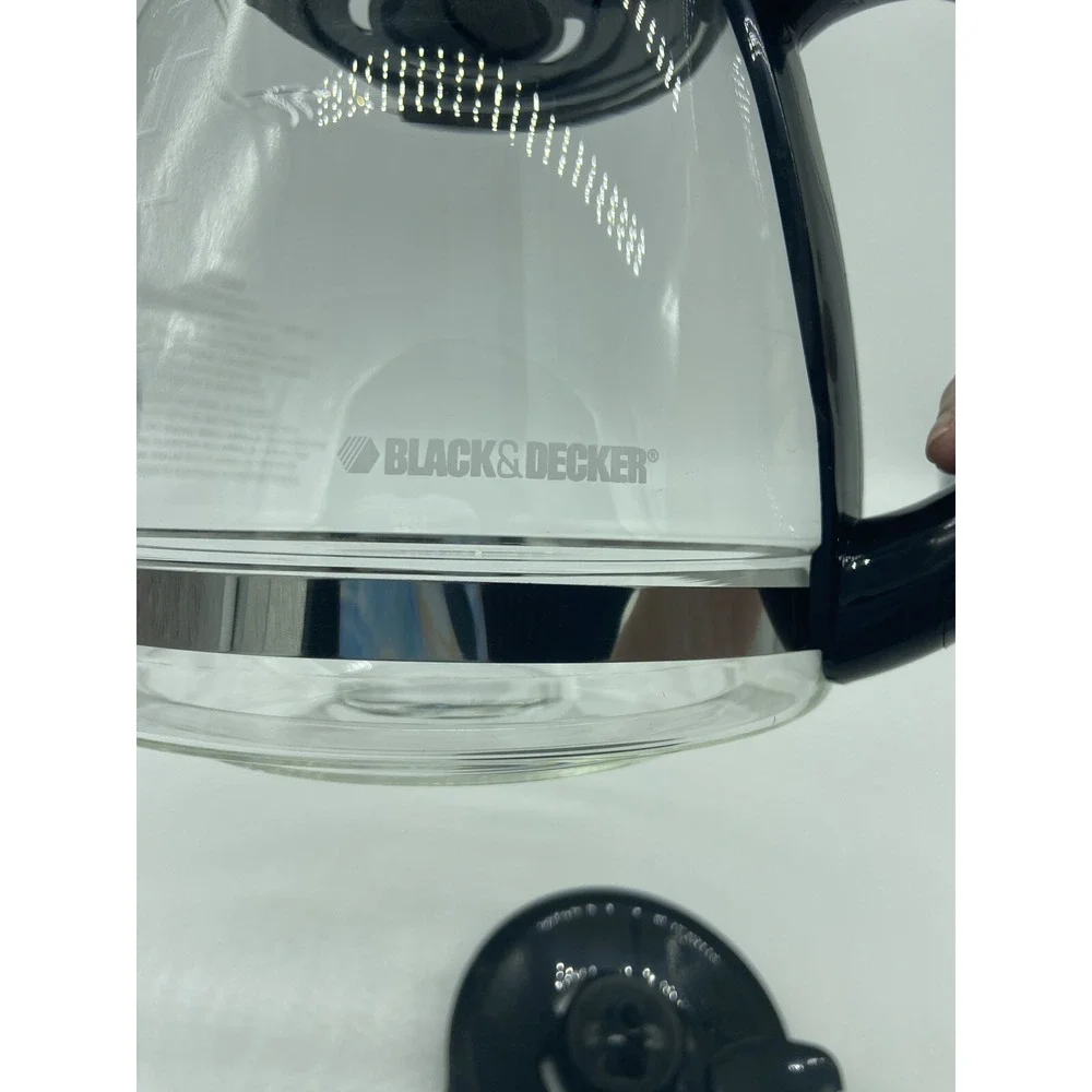 Black & Decker 12-Cup Replacement Carafe GC3000B Black Lid Duralife Coffee Pot